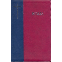 Biblia MARE- ediție aniversară 076 PF - bleumarin/visiniu